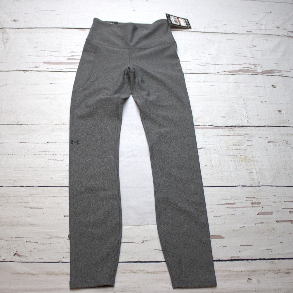Under Armour Tech Hi Ankle Leg Compression Leggings Gray XS 1365335-020